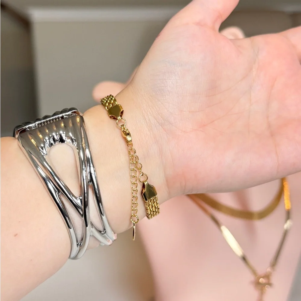 Gold-Tone Multi-Link Bracelet